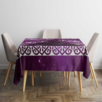 Matariki New Zealand Tablecloth NZ Niho Taniwha Maori New Year Purple Galaxy