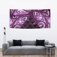 Matariki New Zealand Tapestry NZ Niho Taniwha Maori New Year Purple Galaxy