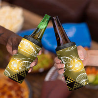 Matariki New Zealand 4 in 1 Can Cooler Tumbler NZ Niho Taniwha Maori New Year Yellow Galaxy LT14 - Polynesian Pride