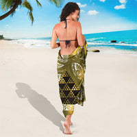 Matariki New Zealand Sarong NZ Niho Taniwha Maori New Year Yellow Galaxy