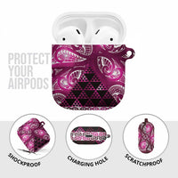 Matariki New Zealand AirPods Case NZ Niho Taniwha Maori New Year Pink Galaxy