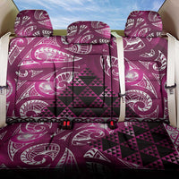 Matariki New Zealand Back Car Seat Cover NZ Niho Taniwha Maori New Year Pink Galaxy LT14 One Size Pink - Polynesian Pride