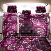 Matariki New Zealand Back Car Seat Cover NZ Niho Taniwha Maori New Year Pink Galaxy LT14 - Polynesian Pride
