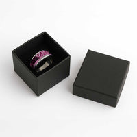 Matariki New Zealand Classic Ring NZ Niho Taniwha Maori New Year Pink Galaxy LT14 - Polynesian Pride