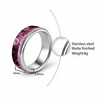 Matariki New Zealand Classic Ring NZ Niho Taniwha Maori New Year Pink Galaxy LT14 - Polynesian Pride