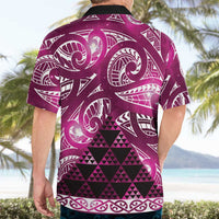 Matariki New Zealand Hawaiian Shirt NZ Niho Taniwha Maori New Year Pink Galaxy LT14 - Polynesian Pride