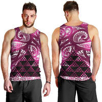 Matariki New Zealand Men Tank Top NZ Niho Taniwha Maori New Year Pink Galaxy