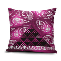 Matariki New Zealand Pillow Cover NZ Niho Taniwha Maori New Year Pink Galaxy