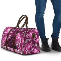Matariki New Zealand Travel Bag NZ Niho Taniwha Maori New Year Pink Galaxy LT14 - Polynesian Pride