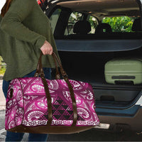 Matariki New Zealand Travel Bag NZ Niho Taniwha Maori New Year Pink Galaxy LT14 - Polynesian Pride