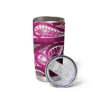 Matariki New Zealand Tumbler Cup NZ Niho Taniwha Maori New Year Pink Galaxy LT14 - Polynesian Pride