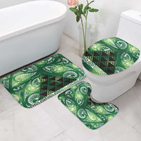 Matariki New Zealand Bathroom Set NZ Niho Taniwha Maori New Year Green Galaxy