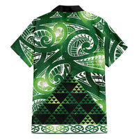 Matariki New Zealand Hawaiian Shirt NZ Niho Taniwha Maori New Year Green Galaxy LT14 - Polynesian Pride