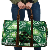 Matariki New Zealand Travel Bag NZ Niho Taniwha Maori New Year Green Galaxy LT14 Green - Polynesian Pride