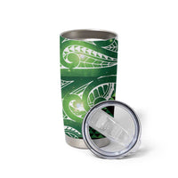 Matariki New Zealand Tumbler Cup NZ Niho Taniwha Maori New Year Green Galaxy LT14 - Polynesian Pride