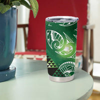 Matariki New Zealand Tumbler Cup NZ Niho Taniwha Maori New Year Green Galaxy LT14 - Polynesian Pride