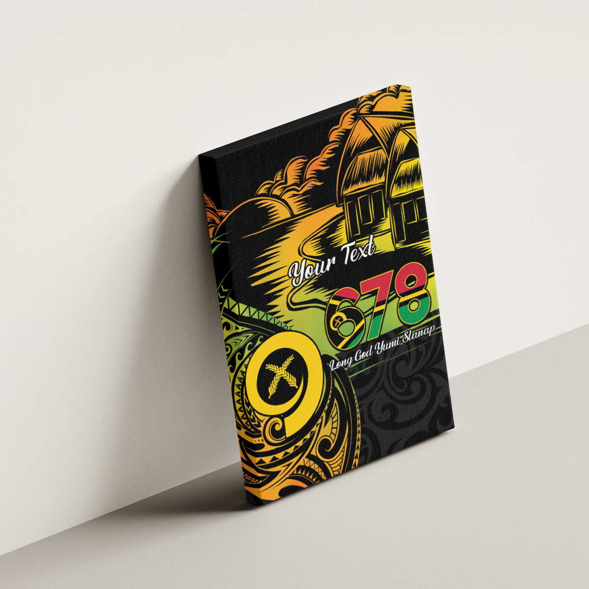 Personalised Vanuatu 678 Canvas Wall Art Proud To Be A Ni-Van