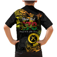 Personalised Vanuatu 678 Family Matching Mermaid Dress and Hawaiian Shirt Proud To Be A Ni-Van LT14 - Polynesian Pride