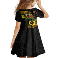 Personalised Vanuatu 678 Family Matching Off Shoulder Maxi Dress and Hawaiian Shirt Proud To Be A Ni-Van LT14 - Polynesian Pride