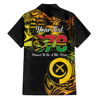 Personalised Vanuatu 678 Family Matching Off Shoulder Maxi Dress and Hawaiian Shirt Proud To Be A Ni-Van LT14 - Polynesian Pride