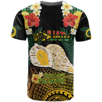 Vanuatu Triton's Trumpet T Shirt Tropical Flowers Vanuatuan Map LT14 - Polynesian Pride