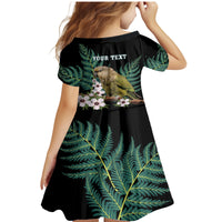 Personalised New Zealand Kakapo Family Matching Mermaid Dress and Hawaiian Shirt Aotearoa Fern With Manuka LT14 - Polynesian Pride