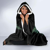 Personalised New Zealand Kakapo Hooded Blanket Aotearoa Fern With Manuka LT14 - Polynesian Pride