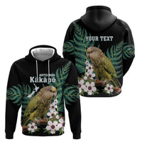 Personalised New Zealand Kakapo Hoodie Aotearoa Fern With Manuka LT14 - Polynesian Pride