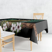 Personalised New Zealand Kakapo Tablecloth Aotearoa Fern With Manuka LT14 - Polynesian Pride