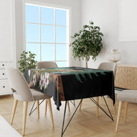 Personalised New Zealand Kakapo Tablecloth Aotearoa Fern With Manuka LT14 - Polynesian Pride