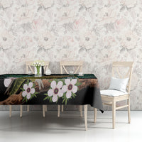 Personalised New Zealand Kakapo Tablecloth Aotearoa Fern With Manuka LT14 - Polynesian Pride