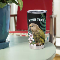 Personalised New Zealand Kakapo Tumbler Cup Aotearoa Fern With Manuka LT14 - Polynesian Pride
