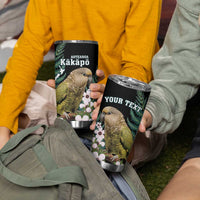 Personalised New Zealand Kakapo Tumbler Cup Aotearoa Fern With Manuka LT14 - Polynesian Pride