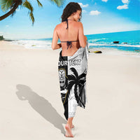 Custom Fiji And New Zealand Rugby Sarong Aotearoa Silver Fern Mix Fijian Tapa Pattern LT14 - Polynesian Pride