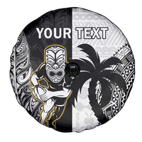 Custom Fiji And New Zealand Rugby Spare Tire Cover Aotearoa Silver Fern Mix Fijian Tapa Pattern LT14 - Polynesian Pride