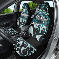 Kia Ora New Zealand Car Seat Cover Aotearoa Proud Maori Paua Shell Silver Fern LT14 - Polynesian Pride