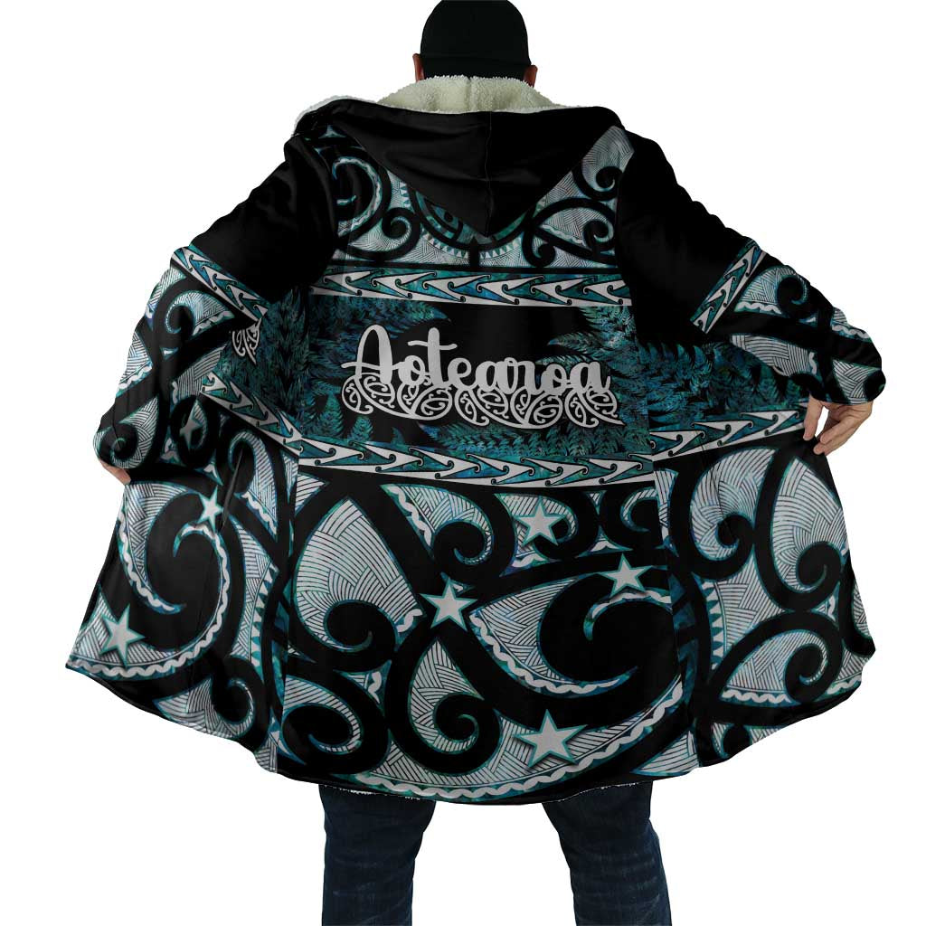 Kia Ora New Zealand Cloak Aotearoa Proud Maori Paua Shell Silver Fern - Polynesian Pride