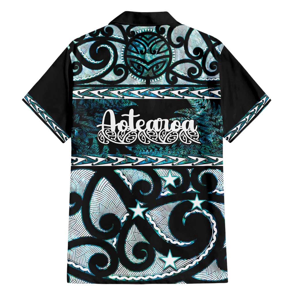 Kia Ora New Zealand Hawaiian Shirt Aotearoa Proud Maori Paua Shell Silver Fern LT14 - Polynesian Pride