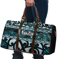 Kia Ora New Zealand Travel Bag Aotearoa Proud Maori Paua Shell Silver Fern LT14 - Polynesian Pride