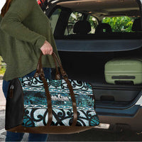 Kia Ora New Zealand Travel Bag Aotearoa Proud Maori Paua Shell Silver Fern LT14 - Polynesian Pride