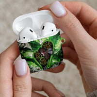 Piwakawaka New Zealand Christmas In July AirPods Case NZ Aroha Koru Fern Marble Vibes LT14 - Polynesian Pride