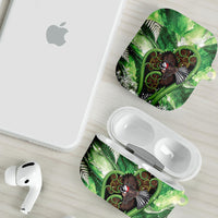 Piwakawaka New Zealand Christmas In July AirPods Case NZ Aroha Koru Fern Marble Vibes LT14 - Polynesian Pride
