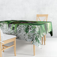 Piwakawaka New Zealand Christmas In July Tablecloth NZ Aroha Koru Fern Marble Vibes LT14 - Polynesian Pride