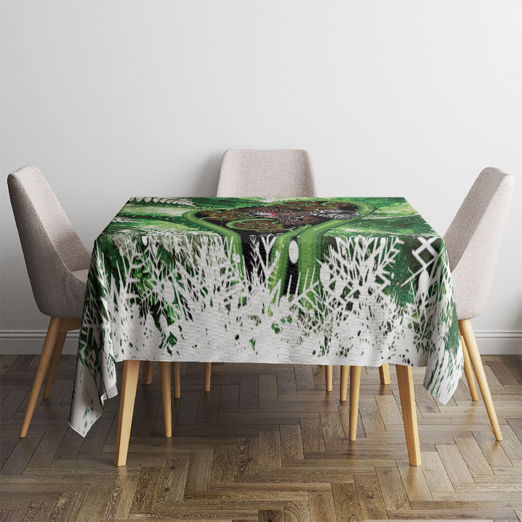 Piwakawaka New Zealand Christmas In July Tablecloth NZ Aroha Koru Fern Marble Vibes LT14 - Polynesian Pride
