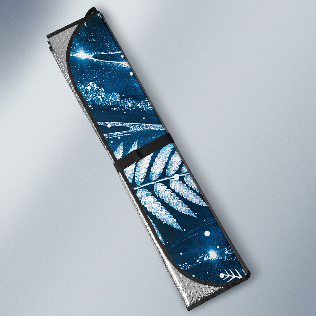 Tui Bird New Zealand Christmas In July Auto Sun Shade NZ Aroha Koru Fern Marble Vibes LT14 - Polynesian Pride