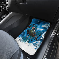 Tui Bird New Zealand Christmas In July Car Mats NZ Aroha Koru Fern Marble Vibes LT14 - Polynesian Pride