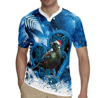 Tui Bird New Zealand Christmas In July Rugby Jersey NZ Aroha Koru Fern Marble Vibes LT14 - Polynesian Pride