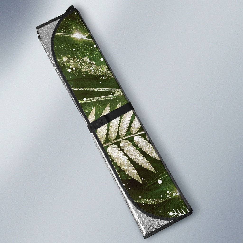 Kakapo New Zealand Christmas In July Auto Sun Shade NZ Aroha Koru Fern Marble Vibes LT14 - Polynesian Pride