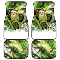 Kakapo New Zealand Christmas In July Car Mats NZ Aroha Koru Fern Marble Vibes LT14 - Polynesian Pride