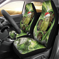 Kakapo New Zealand Christmas In July Car Seat Cover NZ Aroha Koru Fern Marble Vibes LT14 - Polynesian Pride